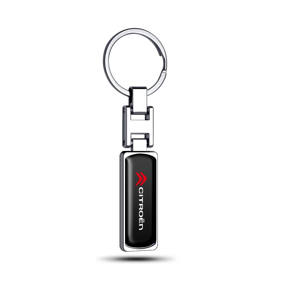 Metal/Leather Keychain Hand-Woven Key Rope Key Ring Key Holder For Citroen C1 C2 C3 C4 Saxo C4L C5 C6 C8 Xsara Picasso Berlingo