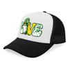 St Patricks Day Gnome Love Trucker Hat Unisex Polyester Casual Adjustable Outdoor Cap
