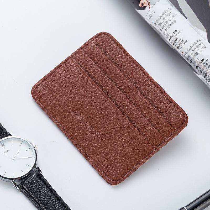 Baellerry Portacarte Unisex Ultra Sottile per Uomo Donna Design alla Moda Mini Portafogli GZW