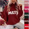 Autumn/Winter 2024 Women's Loose High Neck Batwing Sleeve Knit Sweater