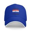 PARAGUAY Flag Art Design Baseball Cap  Kpop Rock Wholesale Hip Hop Hats WoWomen Women Fashion Design Baseball Caps