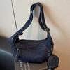 Large-capacity Denim Bag, Casual Crossbody Bag, College Student Commuting Tote Bag