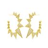925 Silver Ear Needle Vintage Sun Hoop Earrings for Women Punk Hip Hop Sun Flower Big Earrings Fashion Jewelry Gifts