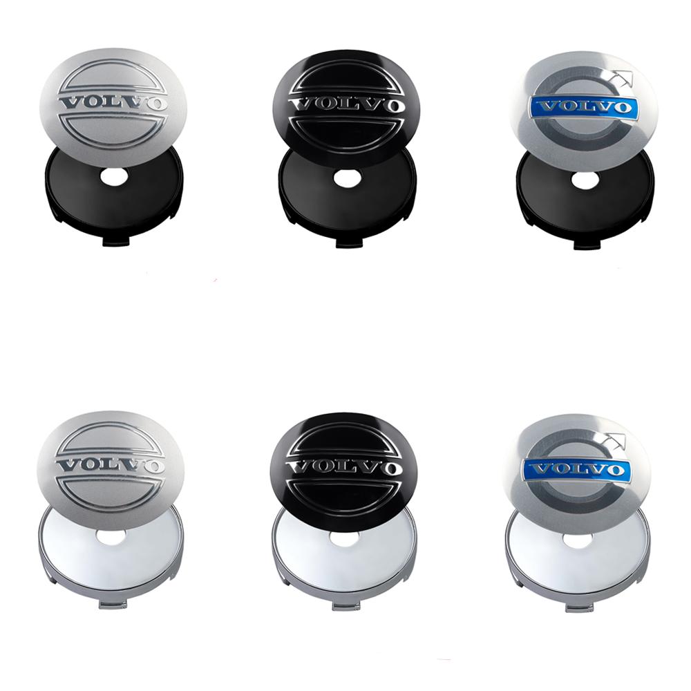 For Volvo 4pcs 56/60mm Car Wheel Center Hub Caps Cover Auto Emblem Car Accessories For Volvo S40 XC40 S60 S90 XC40 XC60 XC90 V60 CUG1