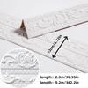 1PC 2.3m/9.2mX12cm Self-adhesive Wall Stickers Decorative Ceiling Corner Line Yin Corner Line Stickers