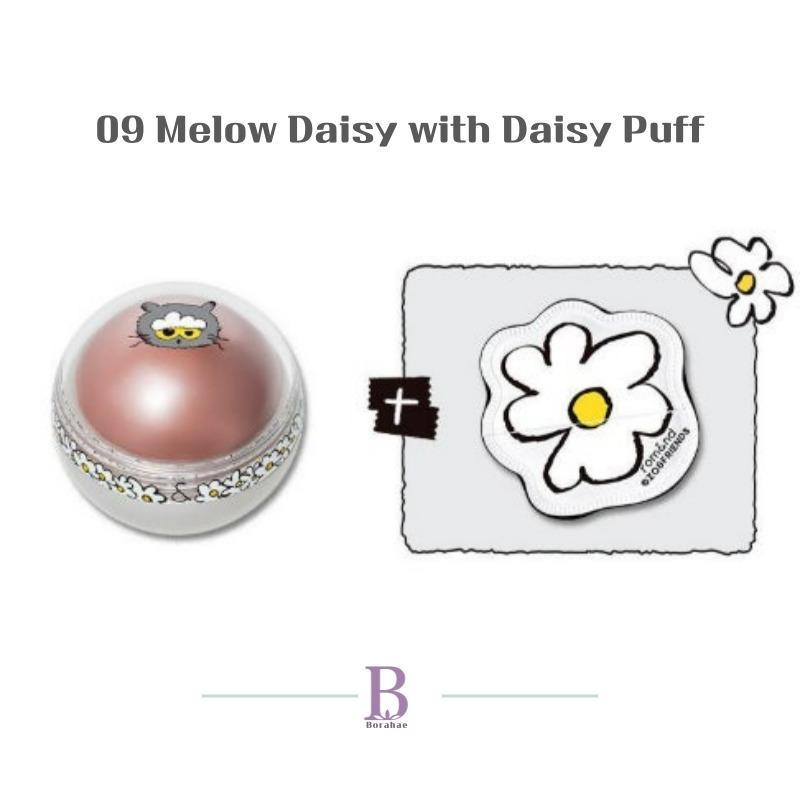 

Rom&nd X Zo&Friends Juicy Roll Cheek 8.4g / 0.30 oz Roll Cheek With Puff 09 Melow Daisy with Daisy Puff