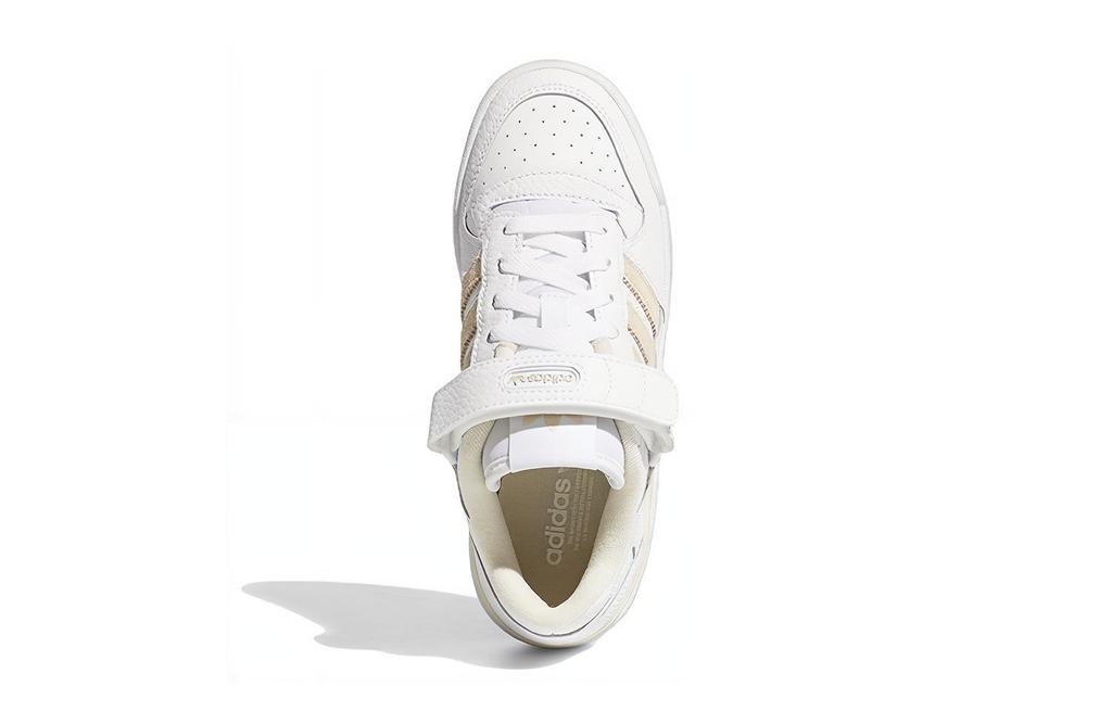 adidas Originals FORUM Low J Hook and Loop Low Top Kids' Skateboarding Shoes Ecru Kids' GZ3875