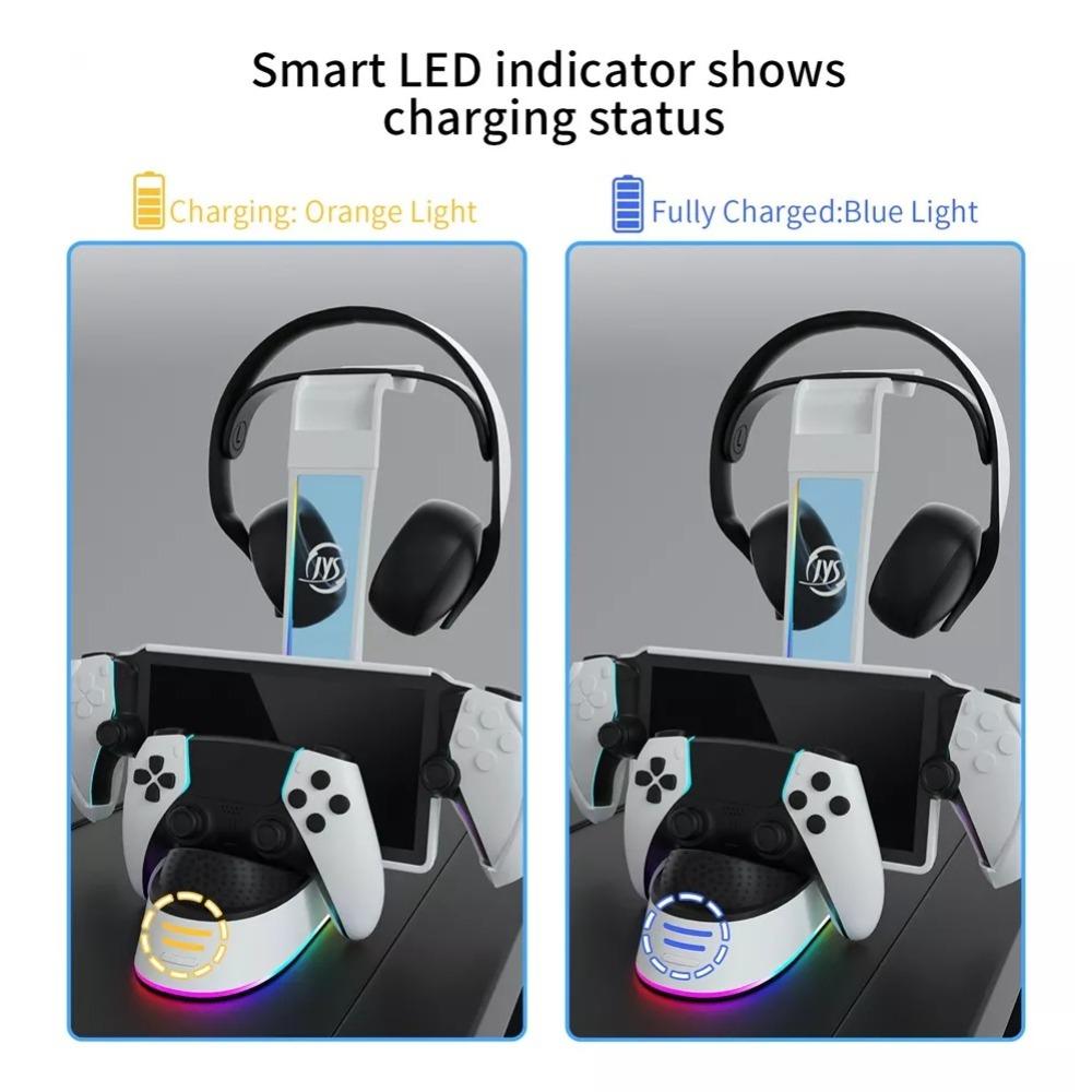 Для PlayStation PS5 Portal Remote Player Зарядное устройство для док-станции Гарнитура — фото 5