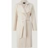 Women's Comma Coat with a Waterfall Collar (2125998.8031) Beige