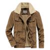 Winter Corduroy Lapel CottonPadded Jacket Short Flight Suit Top Cotton Clothes Men'S Pure Cotton Large Size Fleece Jacket