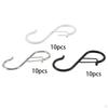 10 Pieces S Hook for Hanging Heavy Duty Pot Rack Hooks Hangers Bags Clothes