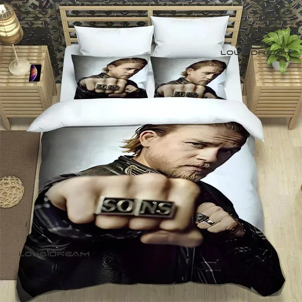 Comforter Sons Of Anarchy Retro Bedding Set For Bedroom Soft Modern S Comefortable Kids And