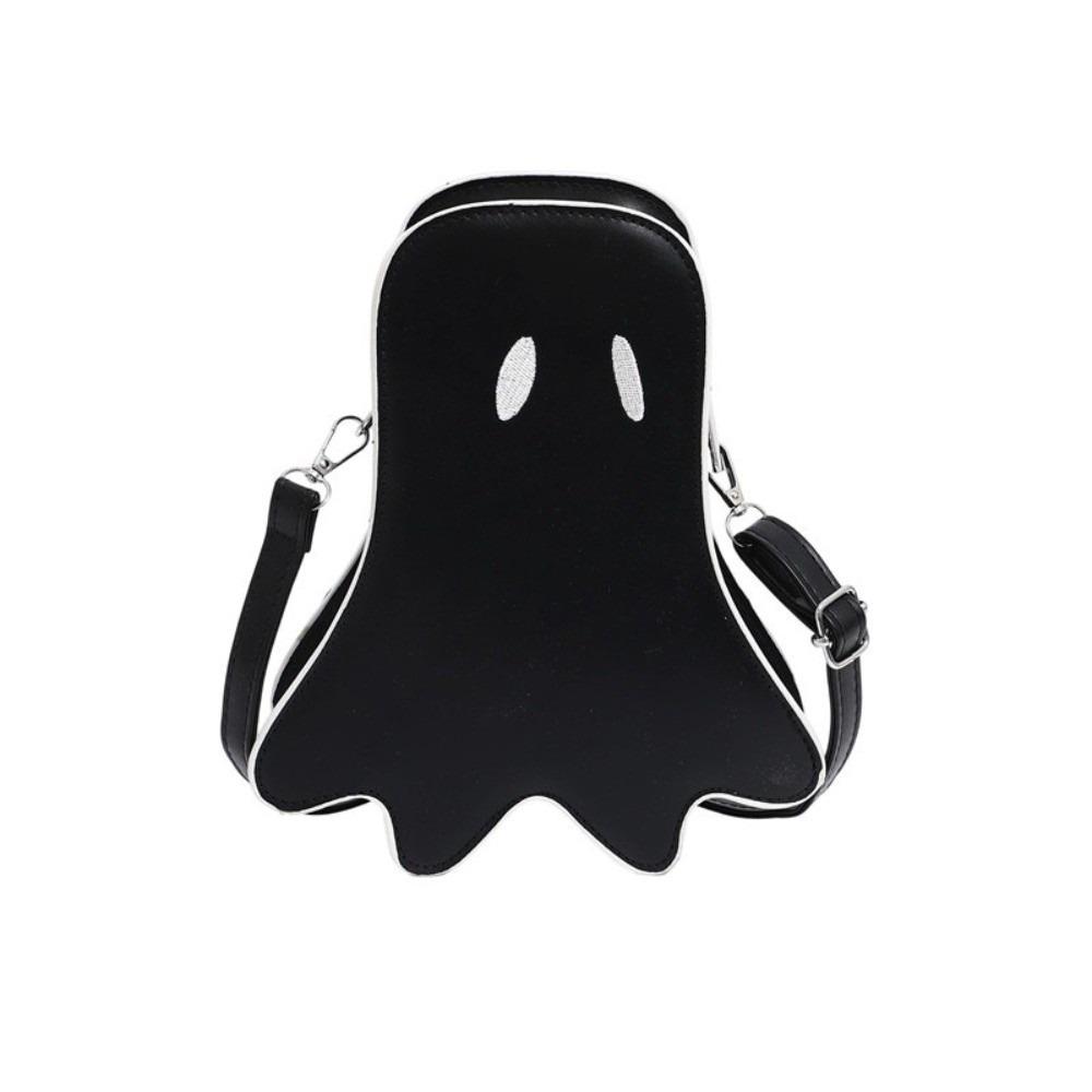 PU Leather Shoulder Bag Cartoon Crossbody Bag Cute Halloween Ghost Bag  Kids Gifts