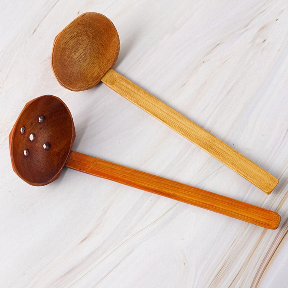 Wooden Wooden Rice Spoon Fish-shaped Slotted Spoon New Soup Spoon Kitchen Tool