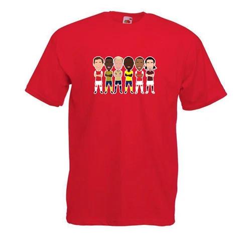 Arsenal Legends Vector Heroes Adult Red T-Shirt tshirt S-3XL Great Gift S