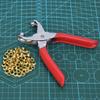 6 Inches Punching Pliers Chrome Plating Leather Hole Punch Eyelet Belt Hole Puncher