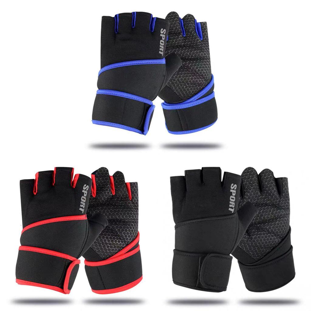 Fitness Gloves Men Women Silicone Nonslip Workout Hand Protection For Gym And Cycling