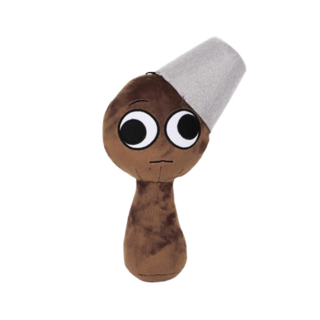 Plysjlekedukker rundt om i spillet, kreative dekorative gavedekorasjoner