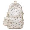 Schoolbag Korean Version Ins Strawberry Print Junior High School Student Sweet Wind Schoolbag Girl Campus Casual Versatile Small Fresh Backpack