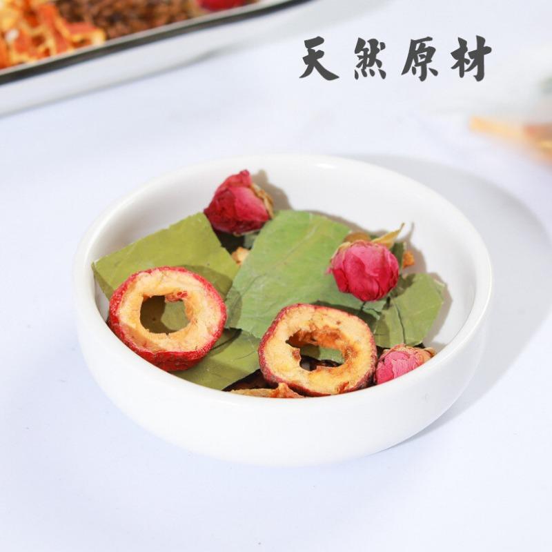 Wax Gourd Lotus Tea - Lemon Cassia Seed Hawthorn Rose Petals Herbal Blend