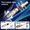 1pc AR-795 SMA-F Female Dual Band VHF/UHF 136-174MHz/400-520MHz Soft Antenna AR-795 For UV-5R UV-82 BF-888S Walkie Talkie AR-795