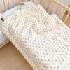 mling Beige Bear Crepe Printed All-Season Nap Quilt