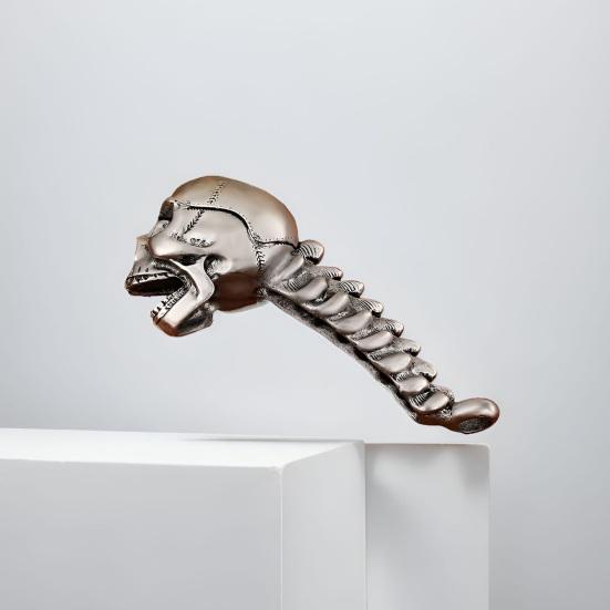 Skeleton Bottle Opener Ergonomic Grip Unique Skull Design Opener Gothic Halloween Decor Portable