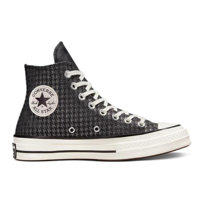 Converse 1970s Trendy Casual High Top Canvas Shoes Women's Black & White