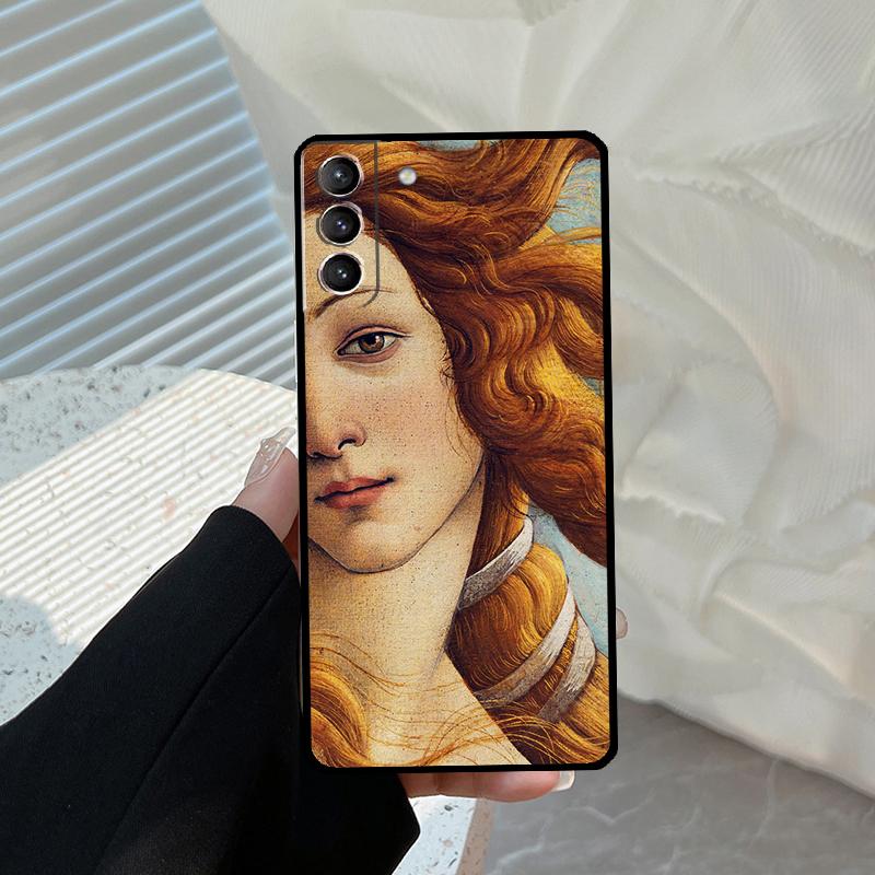 Art Painting Birth Of Venus Funda For Samsung Galaxy S22 Ultra S21 FE S20 FE S8 S9 S10 Plus Note 10 20 S23 Ultra Case