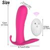 Trådløs fjernkontroll Dildo Vibrator for Kvinner Usynlig Bærbar G Spot Vibrerende Truser Klitorisstimulator Analsexleketøy Kvinnelig onanering
