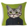 Cute Cartoon Animal Pet Cat Decorative Pillowcase Gift  Sofa Car Office Seat Cushion Cover Bedroom Room Home Decor