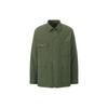 Solid Color Polo Collar Denim Long Sleeve Jacket Men Jackets Olive 433066-56