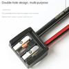 Fashion Cosmetic Pencil Sharpener 2 Holes Eyebrow Sharpener  For Eyebrow Lip Liner Eyeliner Pencil