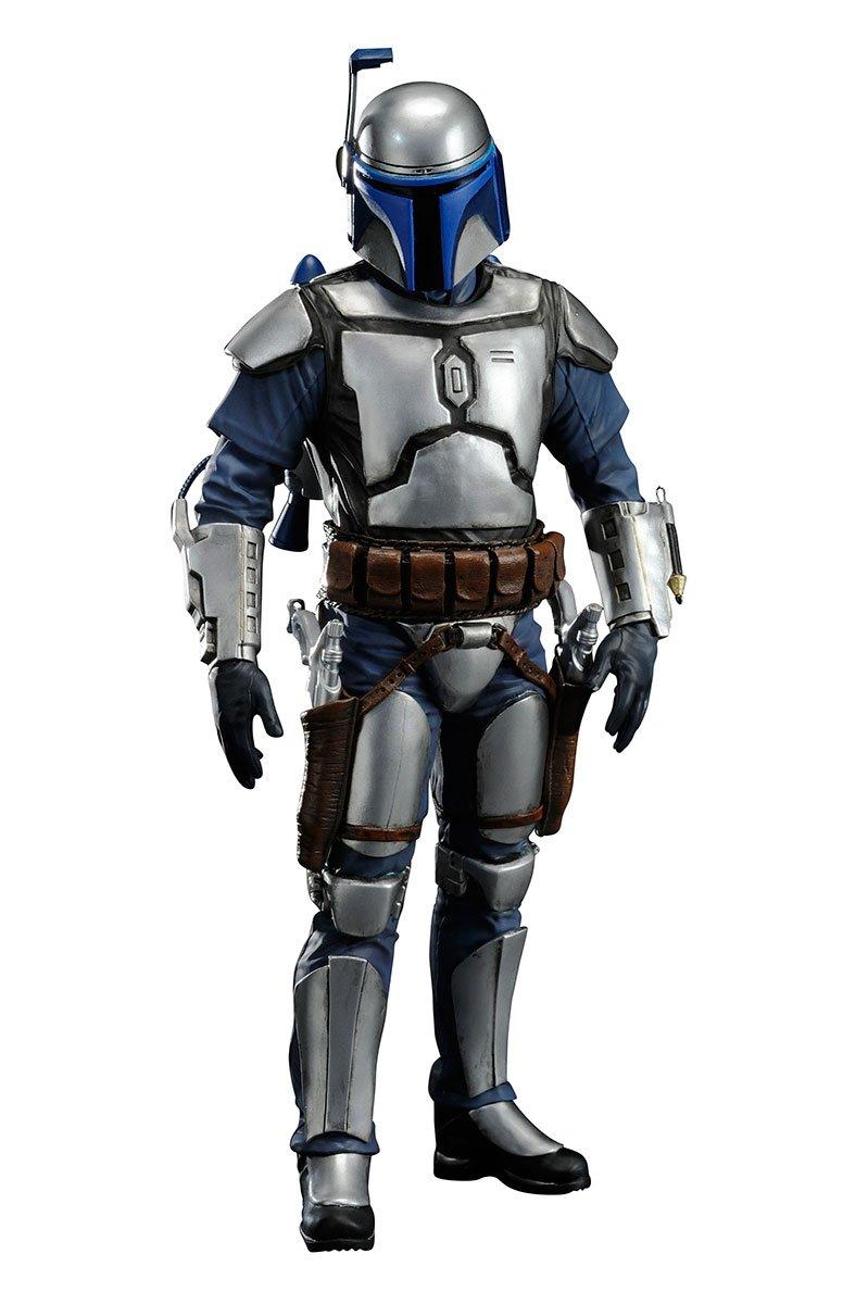 

Kotobukiya Star Wars Jango Fett Attack of the Clones Version Scale PVC Painted Simple Assembly Kit ARTFX+ 1/10