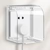 Wall-Mounted Switch Protective Cover Self-Adhesive Enlarged Plastic Socket Waterproof Box 86 Type Electric Plug Cover Bathroom