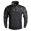 Tactical Camo Long Sleeve Training Shirt Hiking Camping Running Sports