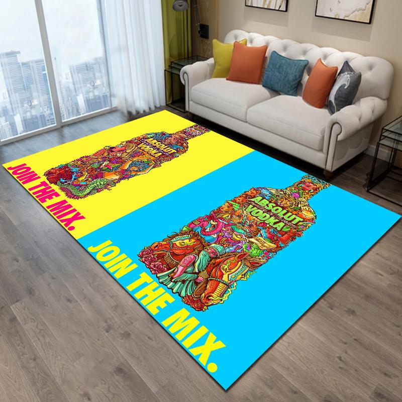 Absolut-Vodka Printing Carpet Living Room Bedroom Rugs of Photography Prop Photo Birthday Gift Carpets for Bed Room Alfombras