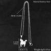 Lucky Horse Year Pony Figure Chain For Women Men Stainless Steel Silver Color Animal Simple Clavicle Necklace Jewelry Gifts