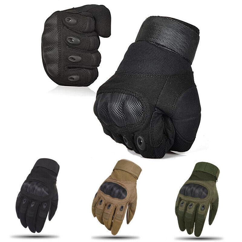 Tactical Army Military Gloves Combat Airsoft Hard Knuckle Full Finger Gloves
