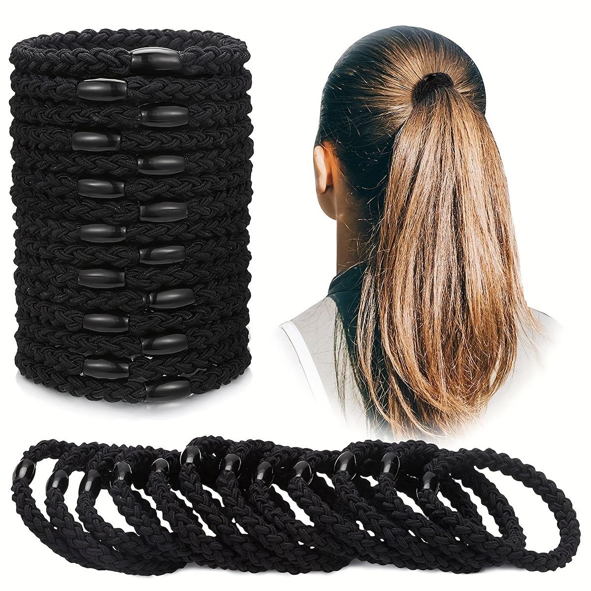 

12pcs Elastic Hair Ties Minimalist Scrunchies for Thick Hair Soft Stretchy Hair Bands with 12 Solid Colors Durable Comfortable Hair Accessories