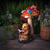 Valery Madelyn Reading Hedgehog Garden Solar Outdoor Garden JP Ornament, Light, Ornament, EG1305-0064