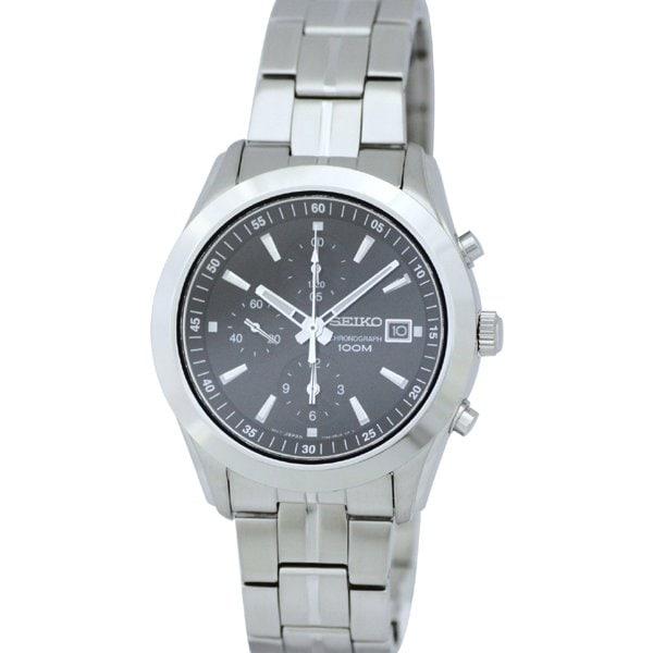 

Seiko унісекс SNDA87P1 (Chronograph Quartz SS Браслет BK чоловічий) годинник