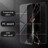 For Xiaomi Poco F7 Ultra 5G/Redmi K80 Pro 5G Case Marble Pattern Tempered Glass+PC+TPU Protective Phone Cover