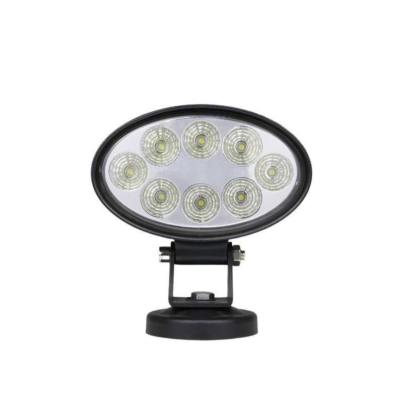 24W LED-Arbeitsscheinwerfer für Auto LKW Offroad Motorrad Scheinwerfer Ovale Form