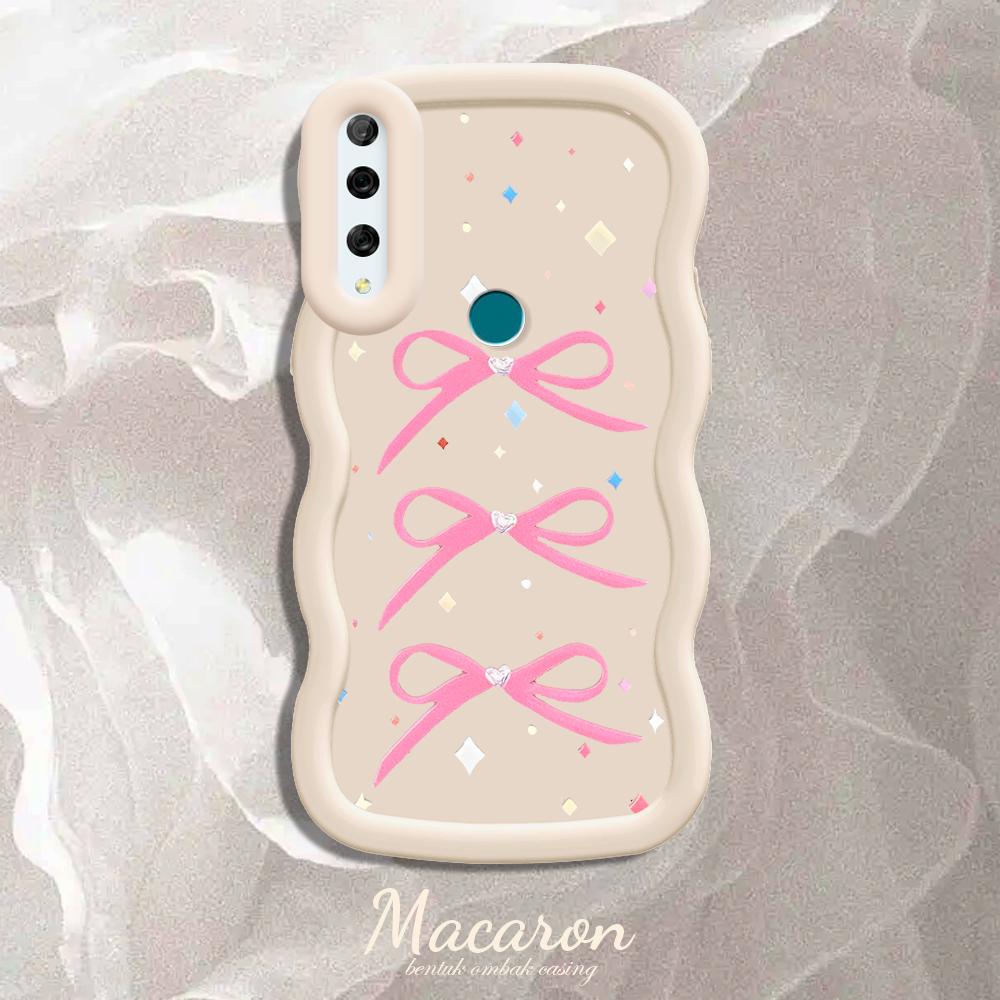 

Окрашенный узор Big Wave Edge Мягкий силиконовый материал Macaron чехол для телефона противоударный защитный резиновый чехол для iPhone Huawei Honor Infinix Tecno Tecno Spark 20 белый