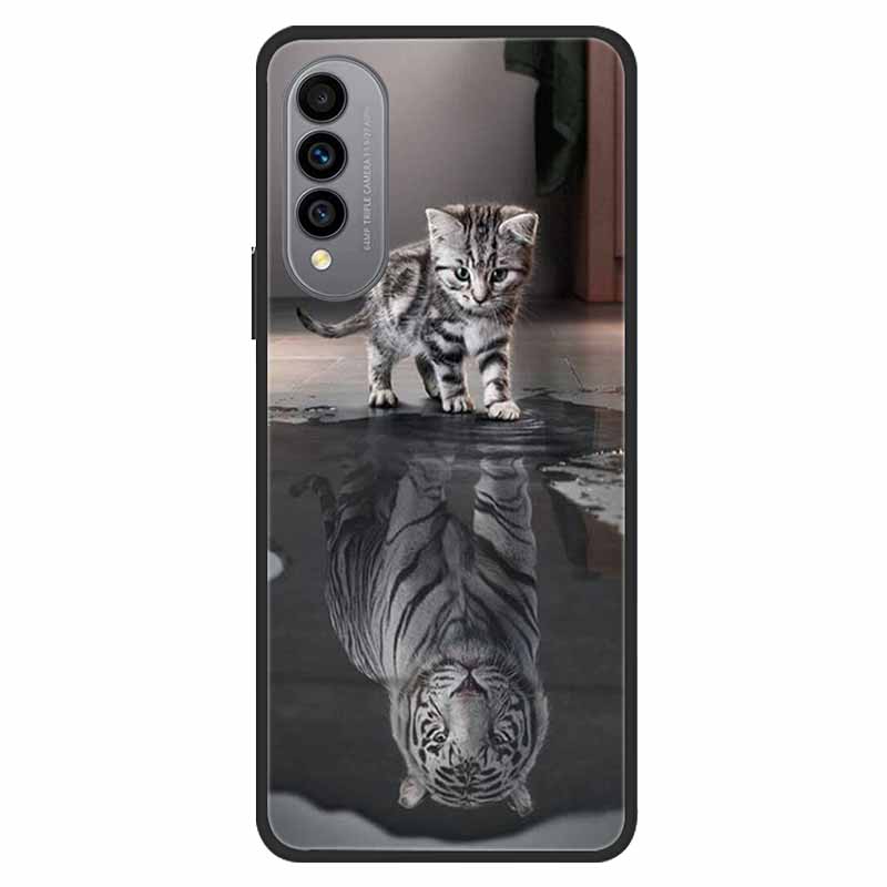 For WIKO T50 Case T 50 Soft silicone TPU Back Cover For Wiko T50 W-P861-01 W-P861-02 Phone Case WikoT50 Black Protective Painted