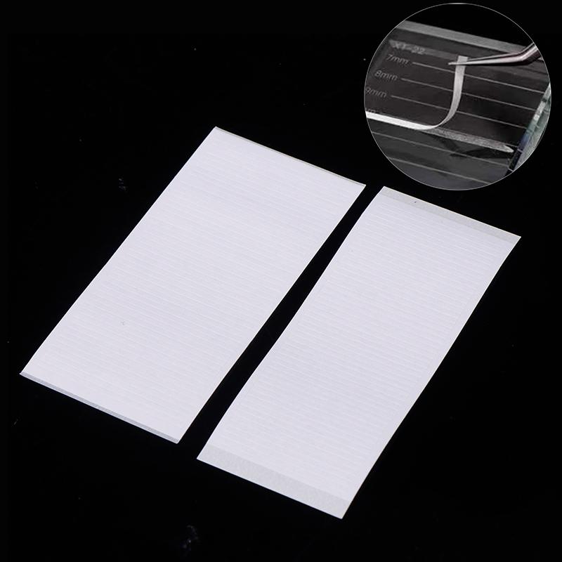 150Strips/3 Sheets Fan Tapes Volume Lashes Storage Sticky Strip Makeup Double Faced Adhesive Tape Lash Extension Supplies