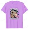 Fashion Spoof Cute Bulldog Print Tshirt Im Pibble Wash My Belly Letter Unisex Loose Short Sleeve Oversized Loose Unisex Women Tee