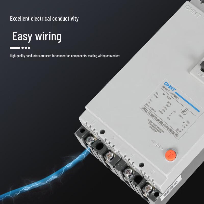 Chint DZ15LE Molded Case Circuit Breaker with Leakage Protection
