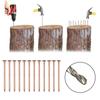12 Stück Baumkiller-Nägel 4-Zoll-Kupfernägel zum Töten von Bäumen, Baumstumpfwurzel, Stumpfentfernungs-Spikes, Hardware, Gartenhandwerkzeuge